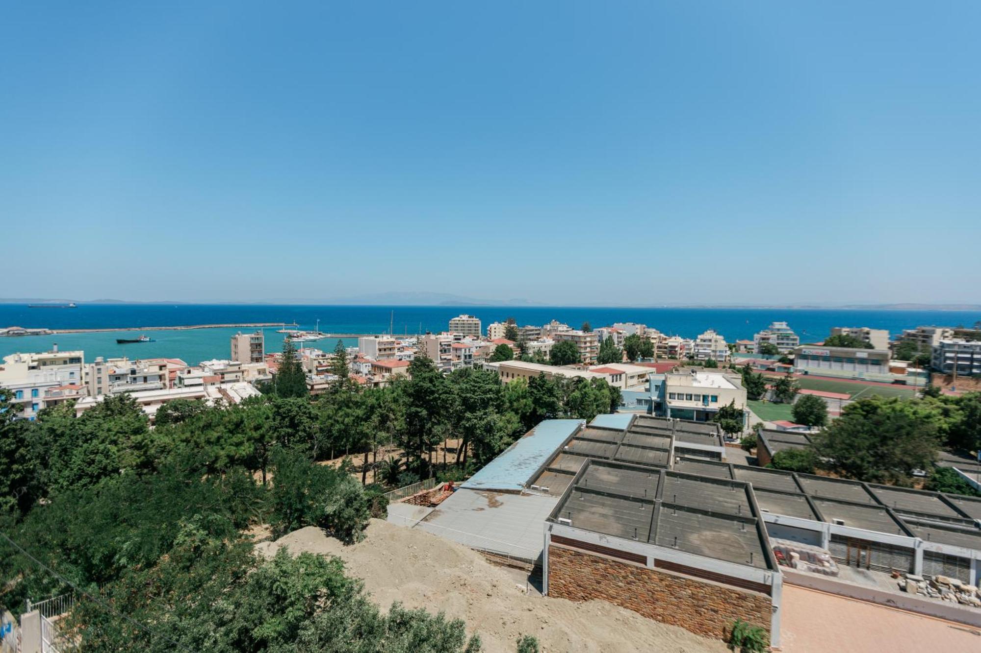 Panoramic Penthouse Apartment Chios Town Bagian luar foto